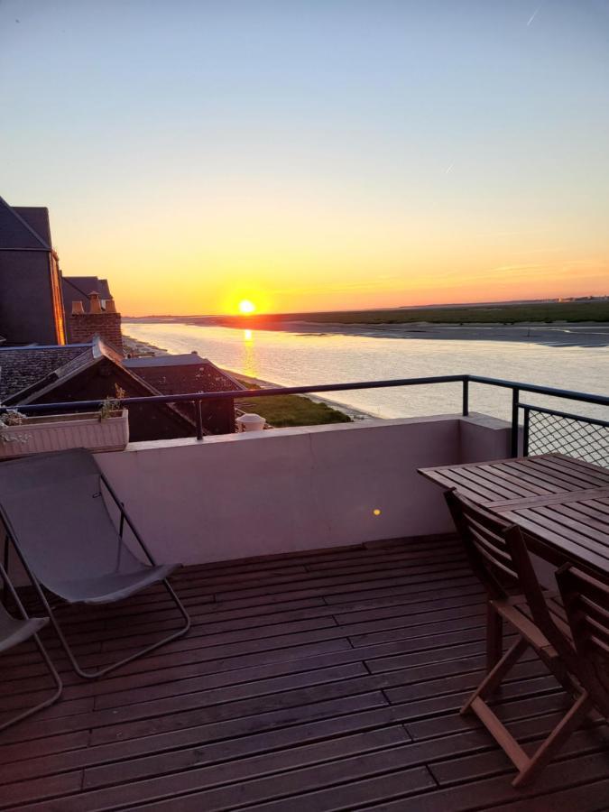Vue Et Terrasse Panoramique Sur La Baie De Somme Apartment Сен-Валери-сюр-Сом Екстериор снимка