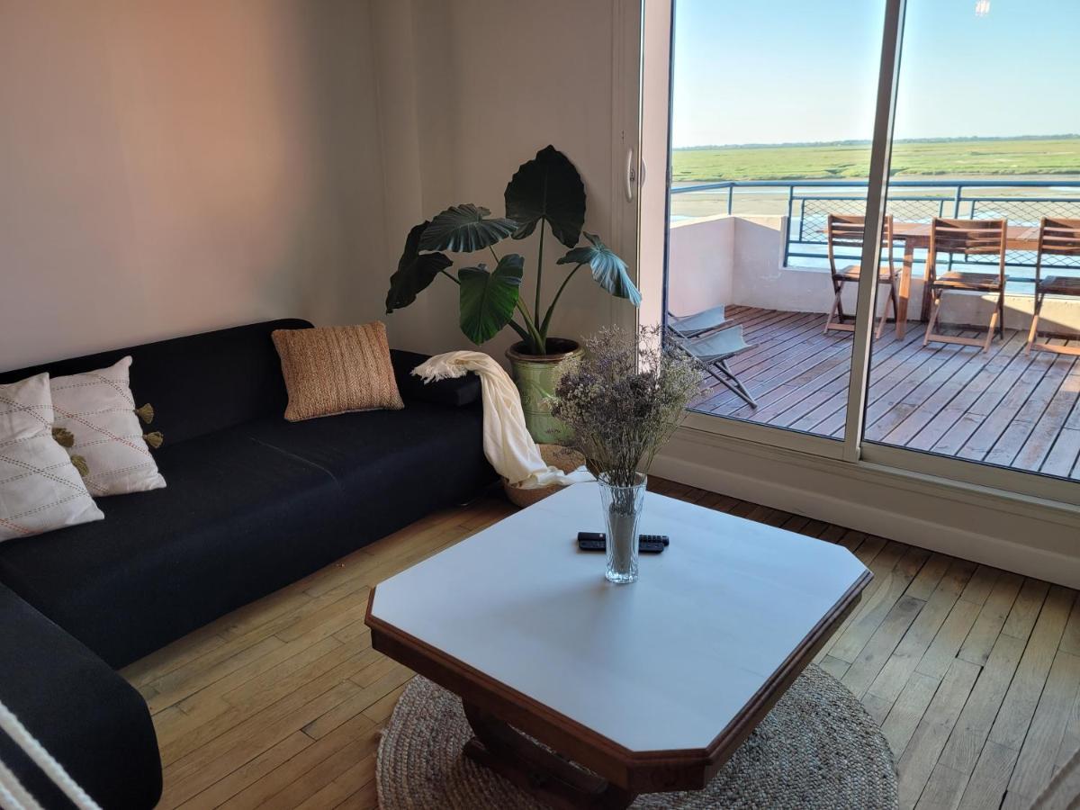 Vue Et Terrasse Panoramique Sur La Baie De Somme Apartment Сен-Валери-сюр-Сом Екстериор снимка