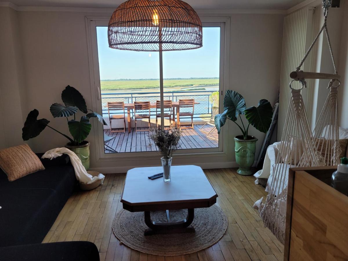 Vue Et Terrasse Panoramique Sur La Baie De Somme Apartment Сен-Валери-сюр-Сом Екстериор снимка